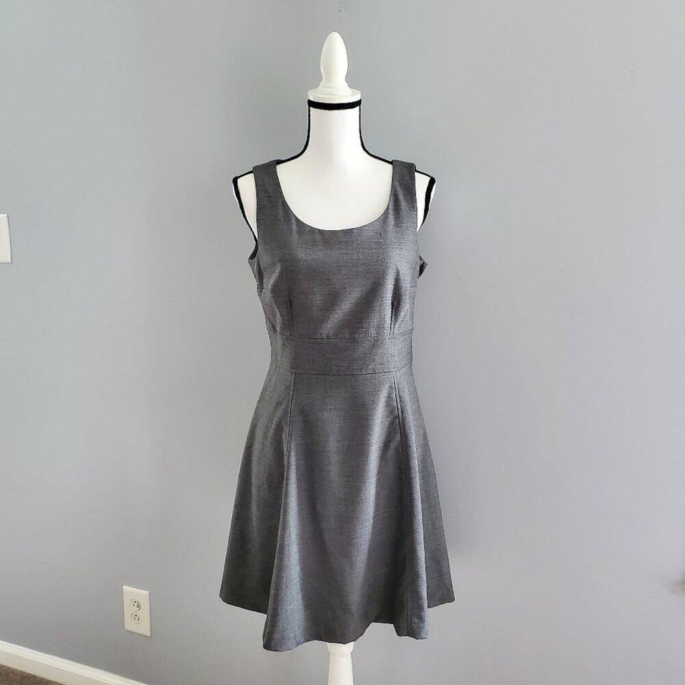 H&M Sleeveless Gray A-Line Dress Size 10